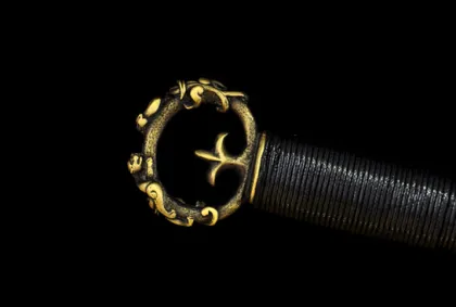 Bronze-mounted Han Dynasty Dao with ring Head