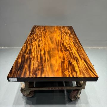 Solid Walnut Wood Slab Dining Table - Factory Direct