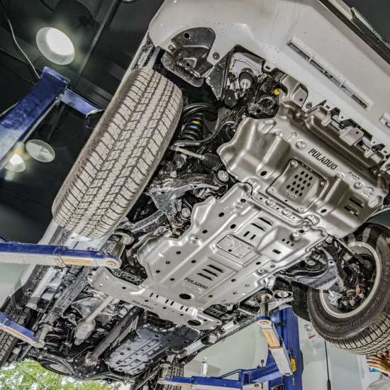 Fit for Hilux TRD Aluminum Skid Plate Engine Under Cover Accessories