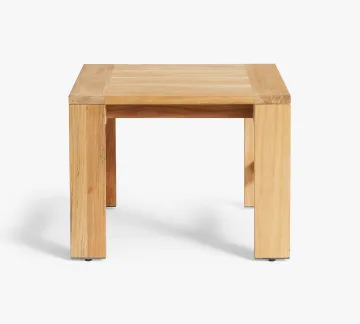 Modern Teak Outdoor Garden Patio Side Table