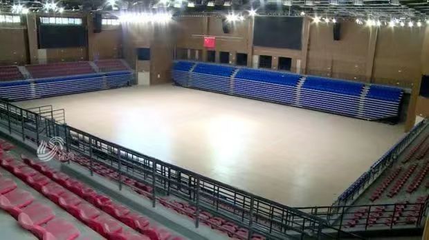 Auto folded seats retractable bleacher grandstand
