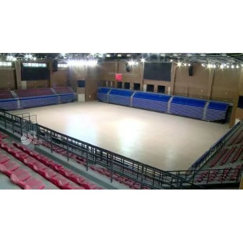 Auto folded seats retractable bleacher grandstand