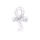 Clear Crystal Ankh Pendant (20x30mm) Handmade Craved for DIY Making Jewelry