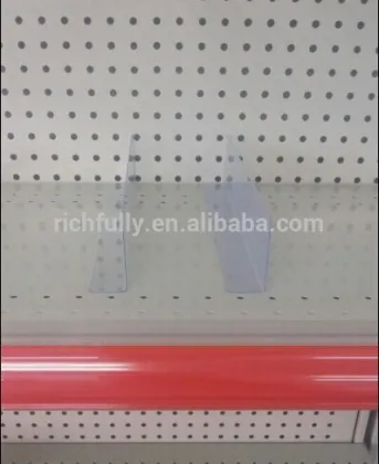 Clear Package Divider, clear acrylic shelf divider