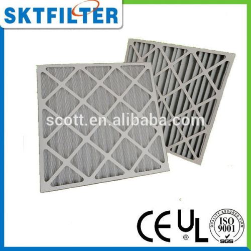 pleated pre filters material with aluminum frame