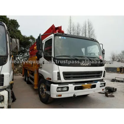 Used Putzmeister Concrete Pump Truck 37 Meters