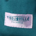 Günstige benutzerdefinierte blau-grün Baumwolle Jute-Tasche