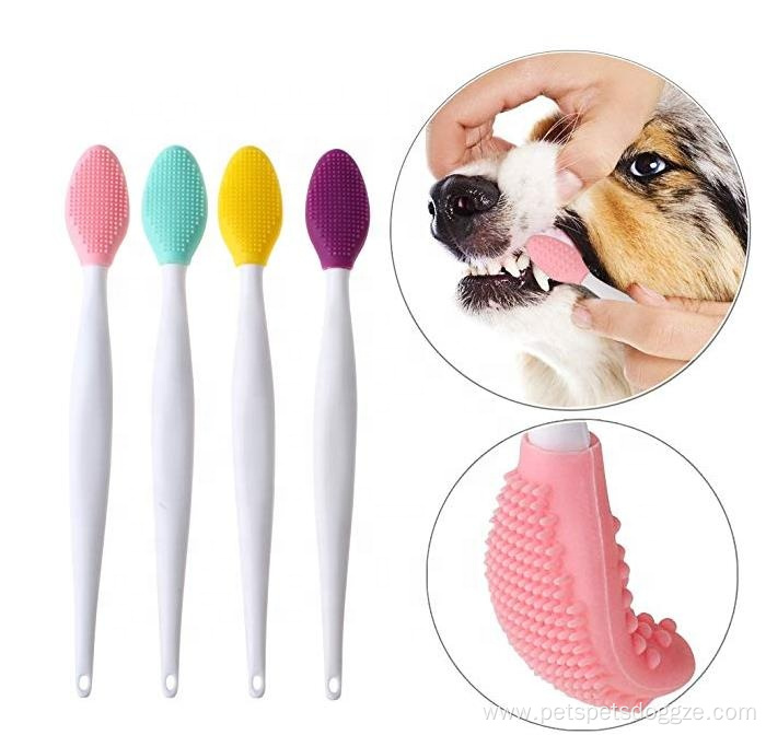 soft toothbrush cleaning brush pet toothbrush for dog