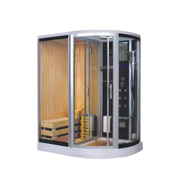 Erschwinglicher 3-Personen-Duschbad aus trockener nasse Dampf Sauna Zimmer