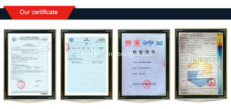 SPC flooring certificate
