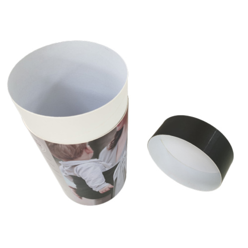 paper tube round cylinder box with insert holder