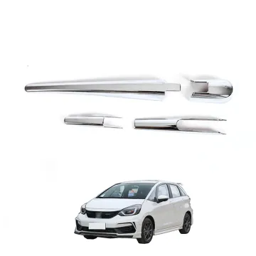 Jazz Car Exterior Chrome Accessories - Rear Wiper Trim Cover ABS Plastic