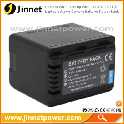 Vw-vbk360 Rechargeable Battery Pack For Panasonic Tm80 Sd90 Sd80 