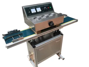 Bottled capsule induction sealer machine
