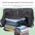 Beg Perjalanan Perjalanan Dilipat Beg Perjalanan Saiz Besar dengan Poket Depan Zipper Lebar