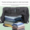 foldable travel bag Polyester Large size Travel Gear Bag with Wide zippered front pocket