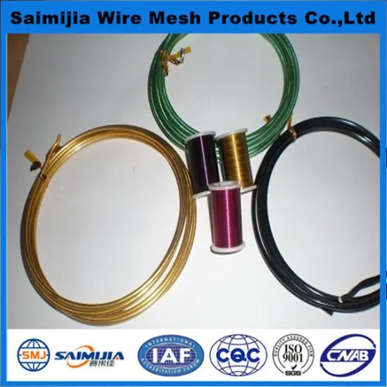 Manufacturer strong tensile various metal colored craft wire