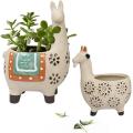  Garden gifts Alpaca / Llama & Goat Flower Pots Factory