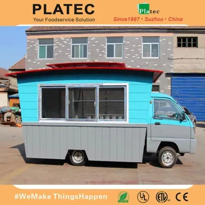 China Manufacture High Quality Food Truck Fast Food Van/Fast Food mobile kitchen van For Sale