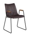 Home Furniture Noordse Modern design gestoffeerde Soft Fabric Cowboy Pu stoel eetkamerstoelen voor restaurant