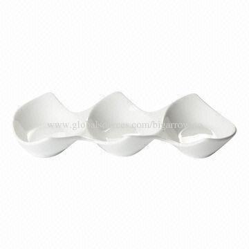 Three-consecutive Double Pointed Dish, Customized Logos, Colors and Sizes Accepted
