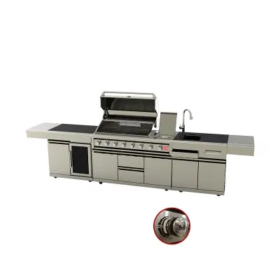 Barbeque Grill Island for Outdoor Kitchen