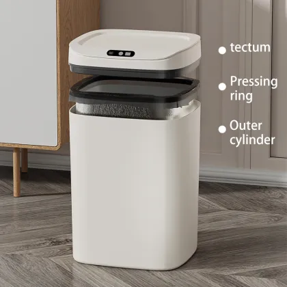 L6 Smart Trash Can - Large Capacity Automatic Induction Charging Garbage Can