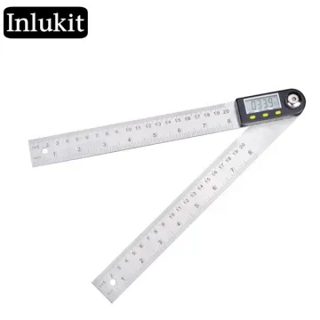 Professional 200mm Digital Angle Finder with Locking Function and Protractor Ruler