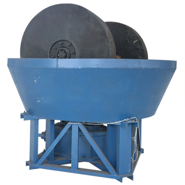 1200 7,5 kW Mineralmühlenmaschine drei Roller Nasswanne Mühle Preis
