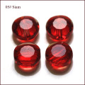 DIY Glass Beads Oblate Faceted 10MM