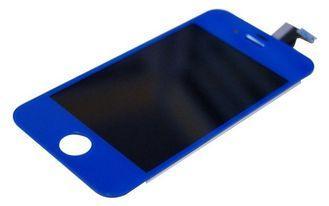 Dark Blue Apple IPhone 4 Digitizer LCD Assembly Replacement