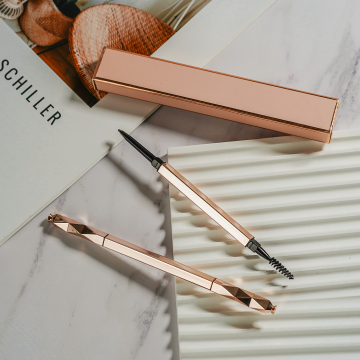 Private Label Waterproof Eyebrow Pencil - Rose Gold & Pink
