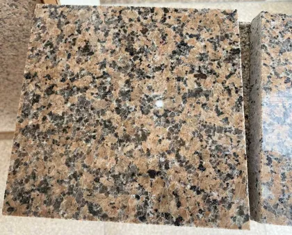 Honed or Flamed Roza Beta Granite Red Slabs