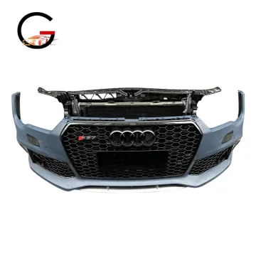 Front Nose Radiator Electronic Fan Fog Lights Grill Accessories for Audi A7 Bumper