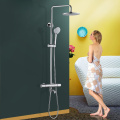 Wall Mounted Bathroom Brass Thermostatic Shower Set