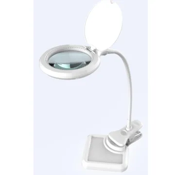 Magnifying Glass Dermatologist LED Lamp with Clamp and Magnification