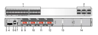 High-Performance Enterprise Network Switch: 24 10GE and 6 40GE Ports Huawei S6730-H24X6C