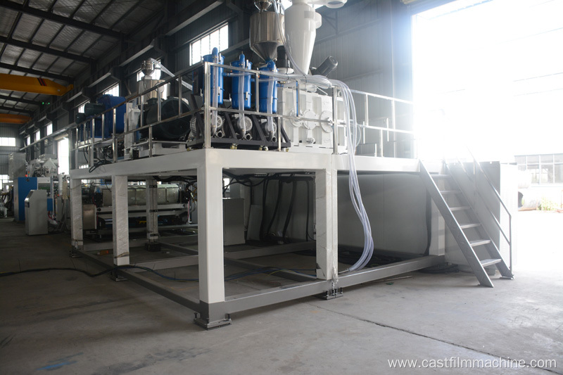 Double Station Cast pp Film Extrusion Line