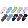 Geometric patterned polyester socks for children and women