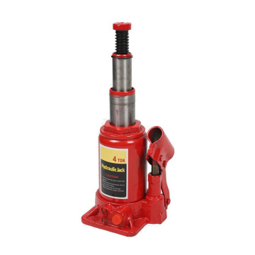 Two stage hydraulic bottle jack for car lifting