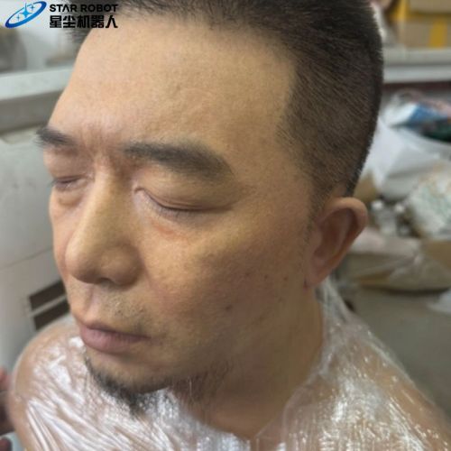 Model kepala robot humanoid robotik