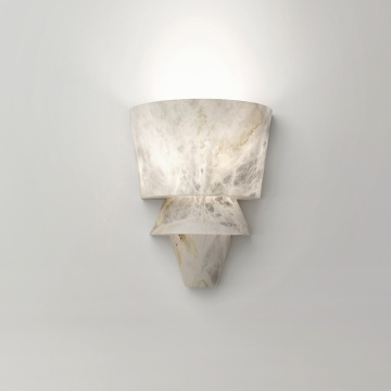 Factory Price Alabaster FLO Wall Sconce: Modern Luxury LED Lighting for Dining Rooms