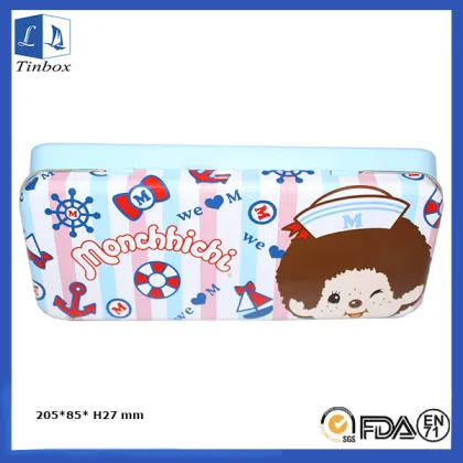 Cartoon Stationery Tin Box