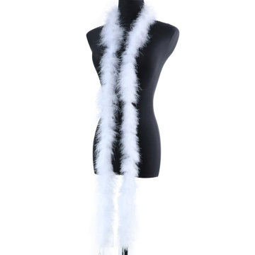 13g White Soft Marabou Feather Boas: pek pukal untuk acara hiasan seperti pesta, karnival, dan perayaan