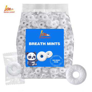 100SWEET Breath Mint Hard Candy - Bulk Pack of Individually Wrapped Peppermint Candy for Refreshing Breath
