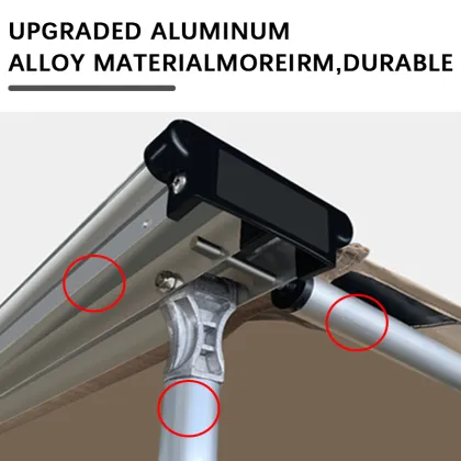 Waterproof Canvas Camping Car Awning Rooftop Tent