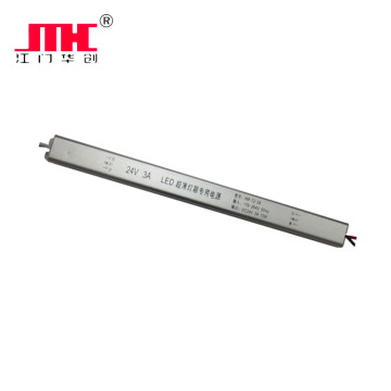 24V 72W Light Box Ultra Thin LED Power