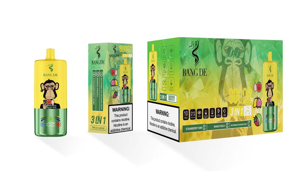 Bang de triple 80K พัฟแบบใช้แล้วทิ้ง