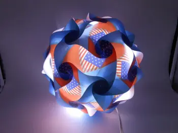 Customized Patterns IQ lamp Kit American Flag jigsaw light