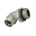 Heavy duty sleeve type middle loose three-way 24 degree tubing carbon steel hydraulic pipe joint